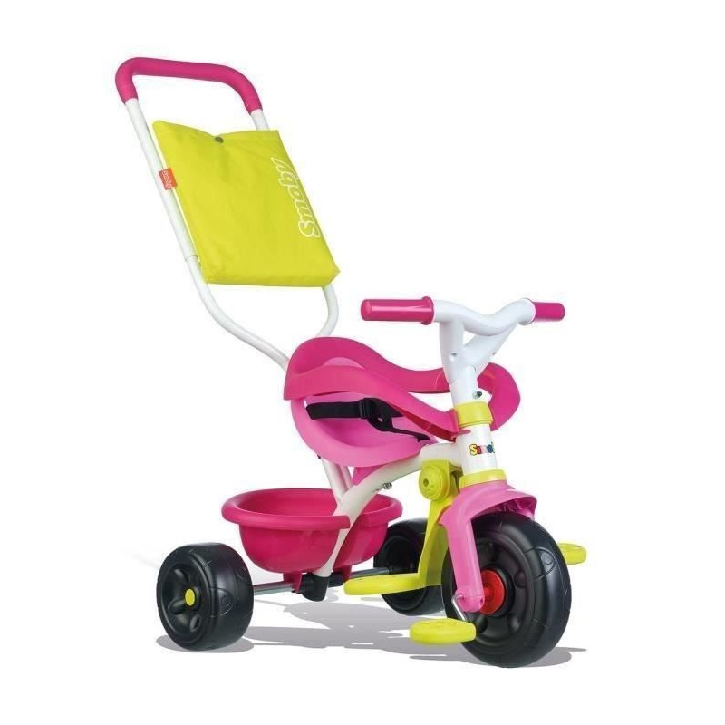 SMOBY Tricycle Enfant Evolutif Be Fun Confort Rose