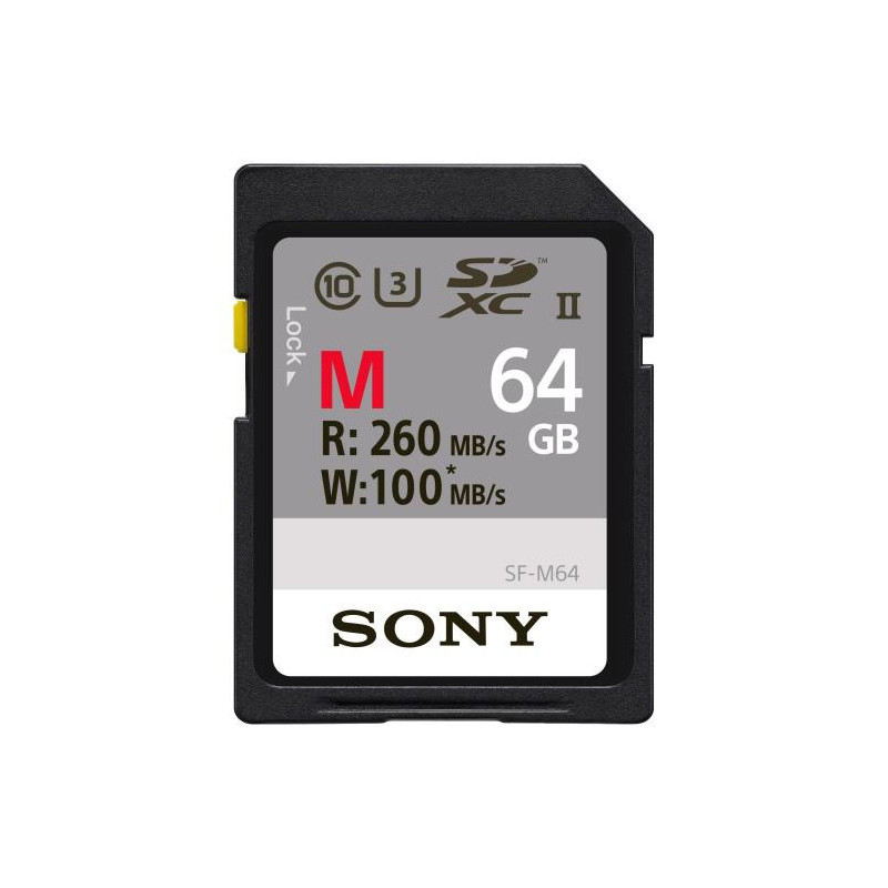 Carte mémoire Sony SDXC 64 Go UHS II