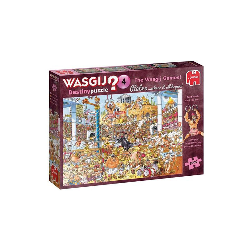 Puzzle 1000 pièces Diset Wasgij Retro Destiny 4