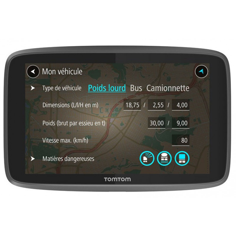 TOMTOM NAVIGATEUR GPS CAMION/CAMPING CAR TOMTOM GO PRO 620