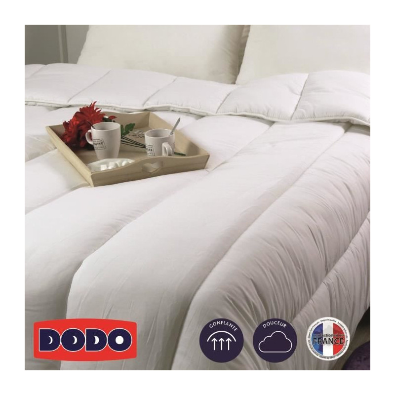 DODO Couette legere 220x240 - 100% Polyester Microlux - NUITS CALINES