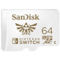 Carte mémoire microSDXC UHS I SanDisk 64 Go pour Nintendo Switch