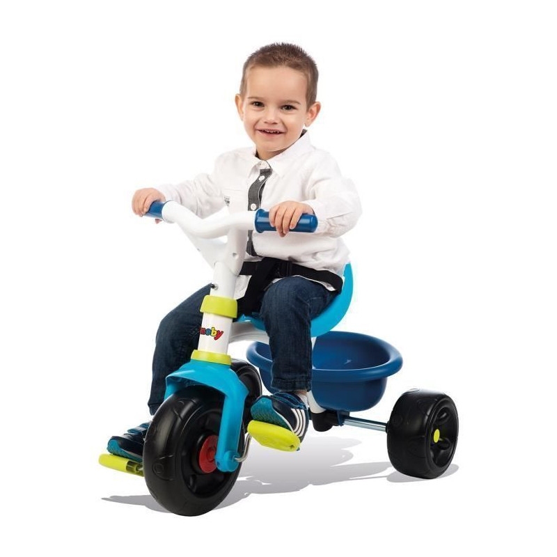 SMOBY Tricycle Enfant Evolutif Be Fun Bleu