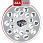 Perforateur sans fil Bosch - UneoMaxx Livre avec 1 Batterie 18V-2,5Ah, Systeme 18V, Coffret