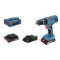 Perceuse a Percussion BOSCH PROFESSIONAL GSB 18V- 21 + 2 batteries 2,0Ah + chargeur GAL 1820 LC