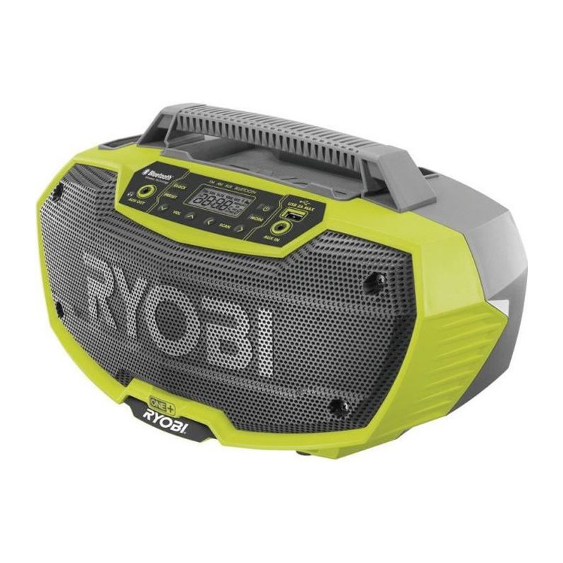 Radio datelier RYOBI stereo 18V OnePlus - sans batterie ni chargeur R18RH-0