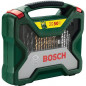 Set mixte vissage-percage Bosch - Coffret X-Line Titane de forets et dembouts de vissage, 50 pieces