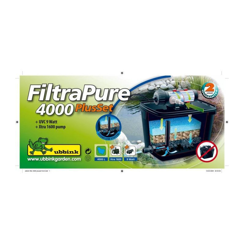 Kit filtration de bassin  4000l - FiltraPure 4000