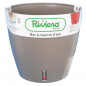 RIVIERA Pot rond Eva New en plastique - O 46 cm - 49 L - Taupe