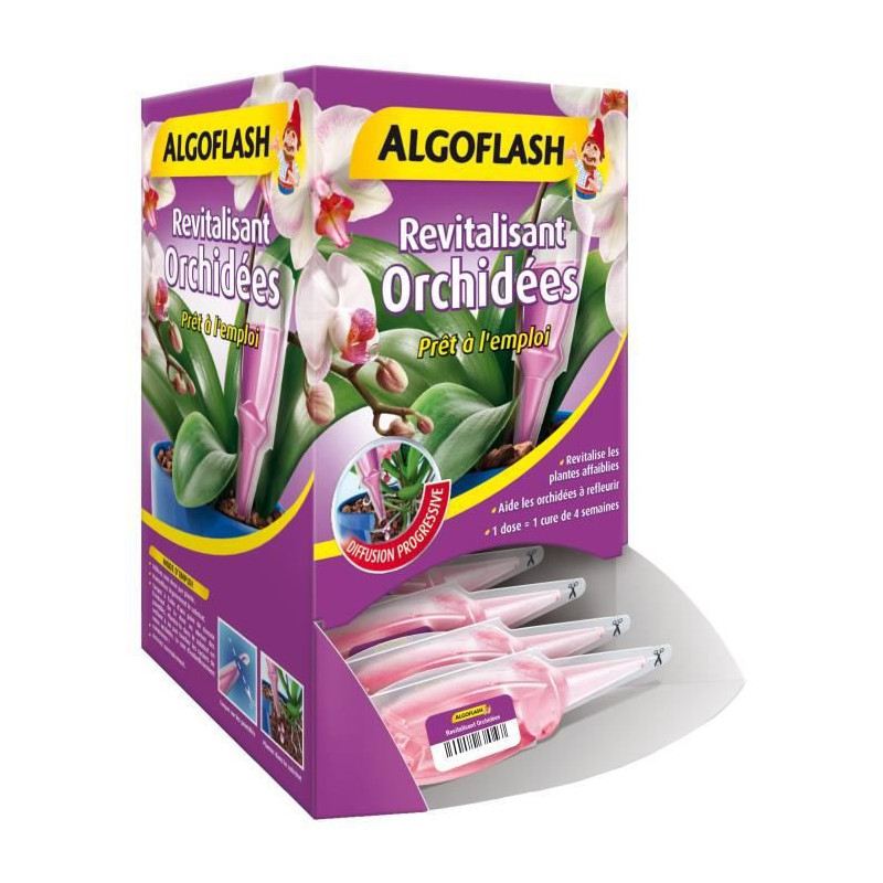ALGOFLASH - Engrais revitalisant orchidees monodose 30ml