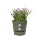 ELHO Pot de fleurs rond Greenville 25 - Exterieur - O 24,48 x H 23,31 cm - Vert feuille