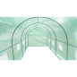 Serre de Jardin tunnel - 9 m2 - Toile en polyethylene 140g + tube acier diam 18mm