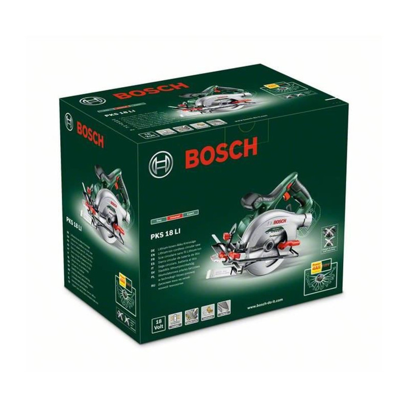 Scie circulaire Bosch - PKS 18 Li outil seul