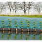 Toile de paillage paysages - vert 90 gr/m2 - 1x10m