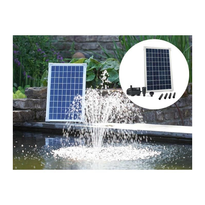 Ubbink Ensemble SolarMax 600 avec panneau solaire et pompe 1351181