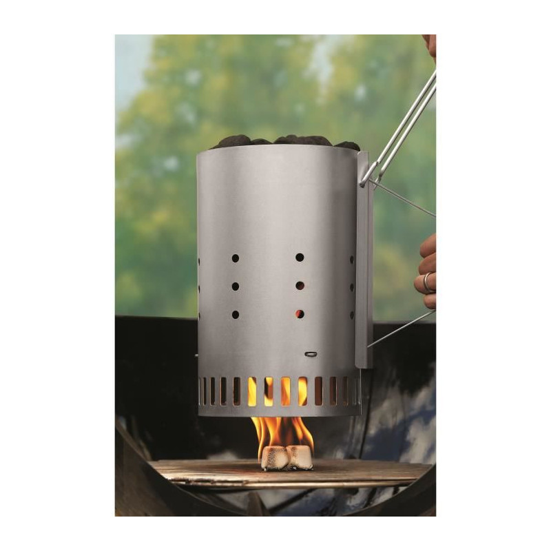 WEBER Cheminee dallumage Rapidfire - Pour barbecue a charbon