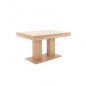 Table a manger extensible - Decor chene artisan - L140/220 x P 90 x H 80 cm