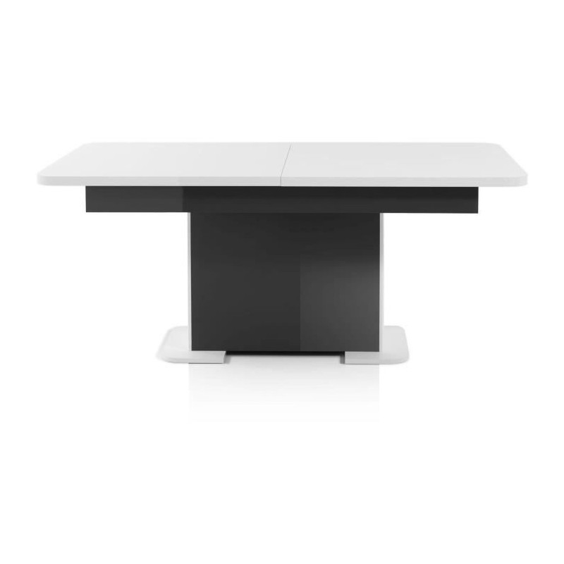 ALBEA Table a manger extensible BELLINI - L 180/40 x P 90 x H 78 cm - Blanc