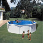 Piscine hors-sol GRE Dream Pool - Rond - O3,70 m x H1,22 m - En acier - Filtration a cartouche