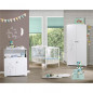 BABYPRICE Commode a langer 2 portes TEDDY