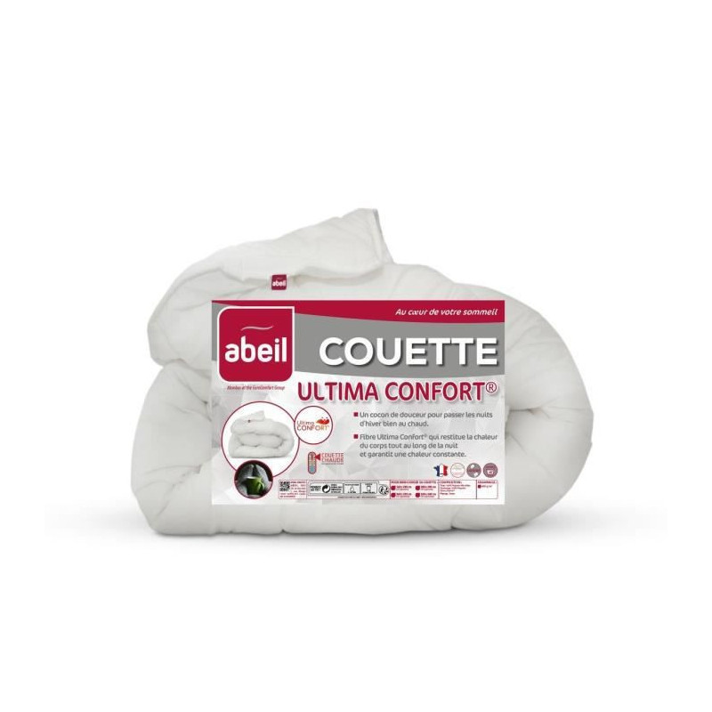 DODO Couette chaude 400gr/m2 COUNTRY 200x200 cm blanc - Achat & prix