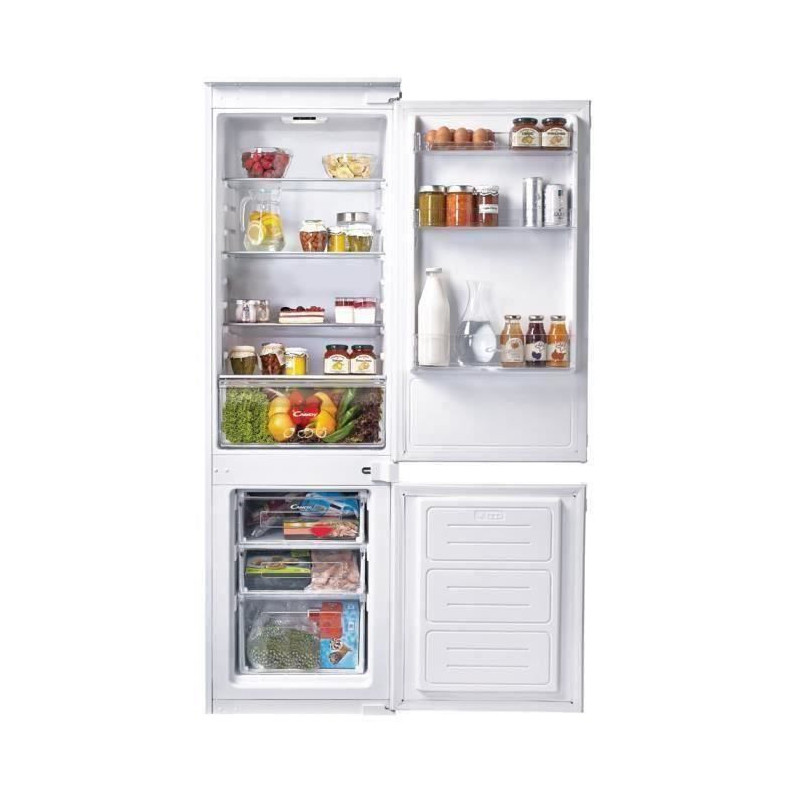 Réfrigérateurs combinés 250L Froid Froid statique CANDY 54cm A, CANCKBBS1001
