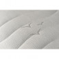 Ensemble relaxation matelas + sommiers electriques decor blanc satine 2x80x200 - Mousse - 14 cm - Ferme - TALCA