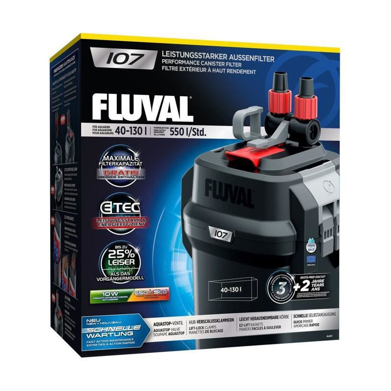 FLUVAL Serie 7 107 Filtre dexterieur pour aquarium