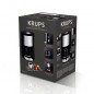 KRUPS KM321010 Pro Aroma Plus Cafetiere filtre electrique, 1,25 L soit 15 tasses, Machine a cafe, Noir et inox