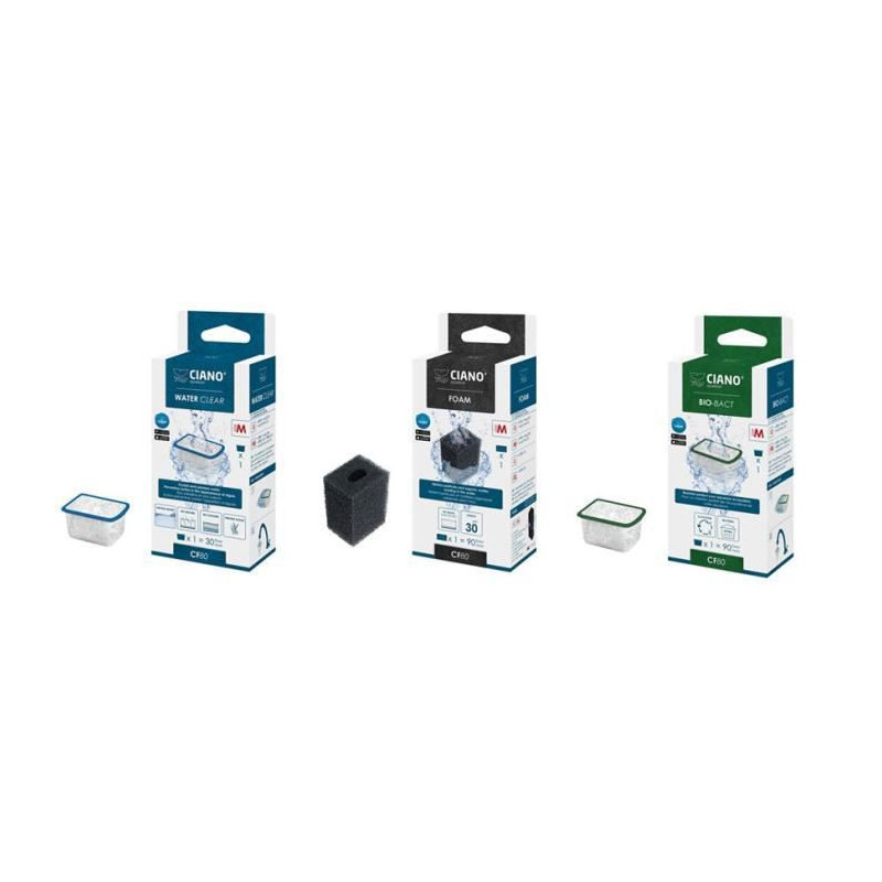 CIANO pack 3 mois cartouches filtration taille M