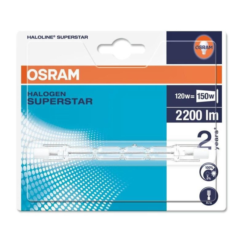 OSRAM BLI 1 HALO SPSTAR CRAY LONG 120W150 R7s
