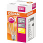 OSRAM Ampoule LED Standard clair filament variable 7W60 E27 chaud