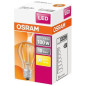 OSRAM Ampoule LED Standard clair filament 10W100 E27 chaud