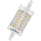 OSRAM Ampoule LED Crayon 78mm variable 8,5W75 R7S chaud