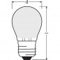 OSRAM Ampoule LED Spherique verre depoli 7W60 E27 chaud