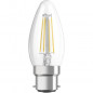 OSRAM Ampoule LED Flamme clair filament 4W40 B22 chaud