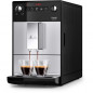 MELITTA F230-101 - Machine a cafe Purista - Expresso Automatique avec broyeur a grains - 1450W - Reservoir deau 1,2L - Argent