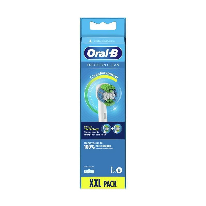 Oral-B Precision Clean Brossette Avec CleanMaximiser, 8