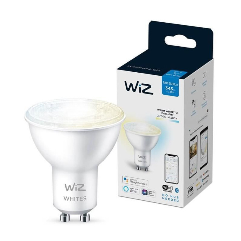 WiZ Ampoule connectee Blanc variable GU10 50W