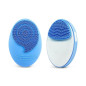YOGHI Kit dextracteur a point noir, Brosse nettoyante visage 2 en 1 - Pochette de rangement blanc et bleu