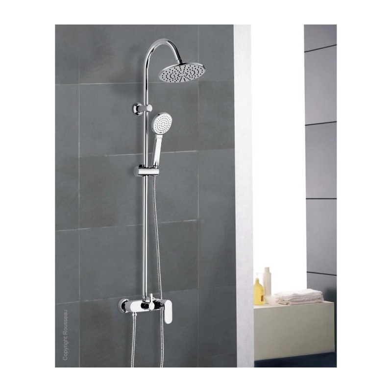 ROUSSEAU Colonne de douche avec robinet mitigeur mecanique Dakota