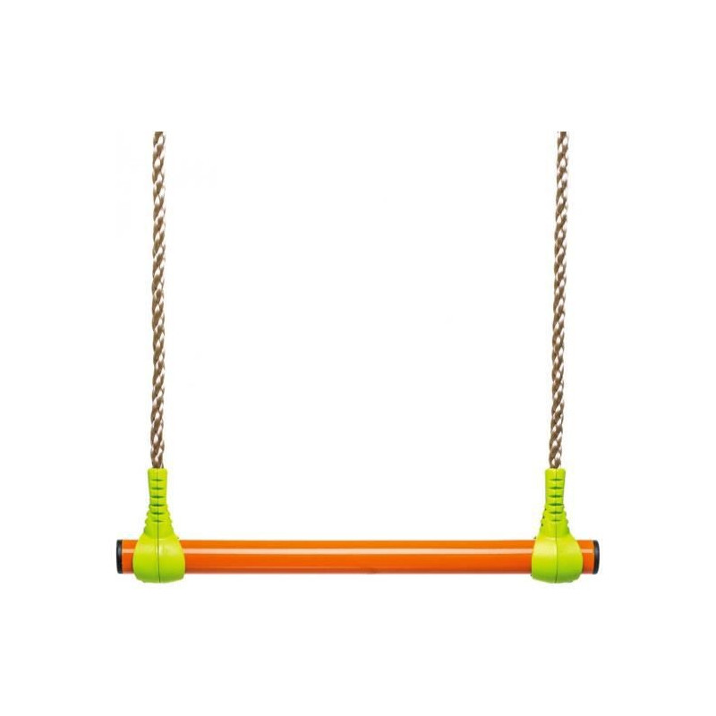Trapeze metal - vert et orange - pour portique 1,90 a 2,50m - TRIGANO