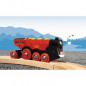 Brio World Locomotive Rouge Puissante a piles - Accessoire son + lumiere Circuit de train en bois - Ravensburger - Des 3 ans - 3