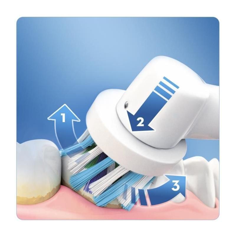 Oral-B PRO 600 3D Brosse a dents electrique par BRAUN - Blanc