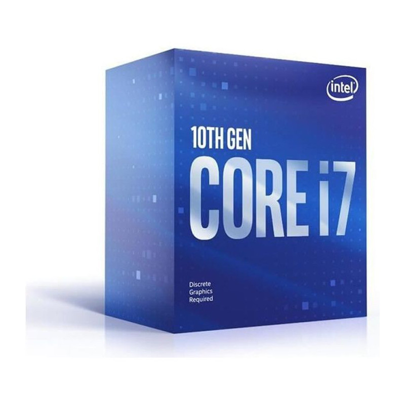 Processeur Intel Core i7-10700F BX8070110700F Socket LGA1200 chipset Intel serie 400 65W