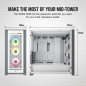 CORSAIR Boitier PC iCUE 5000X RGB - Verre Trempe Moyen-Tour ATX - Blanc CC-9011213-WW