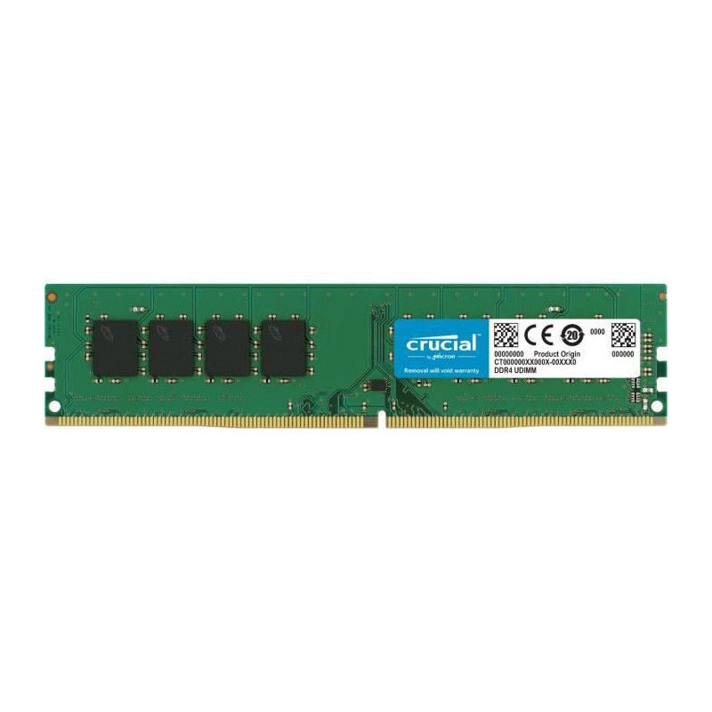 CRUCIAL - Memoire PC DDR4 - 32Go 2x16Go - 2666 MHz - CAS 19 CT2K16G4DFD8266