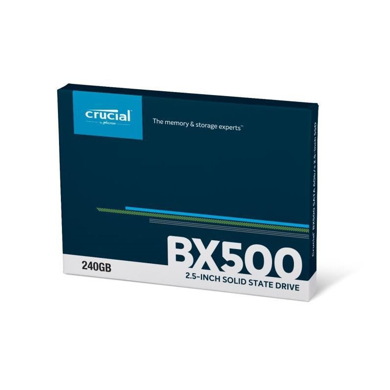 CRUCIAL - Disque SSD Interne - BX500 - 240Go - 2,5 CT240BX500SSD1