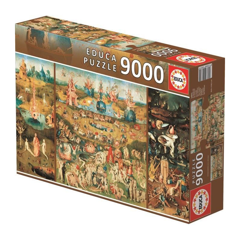 Puzzle 9000 Pieces Jardin des Delices - EDUCA