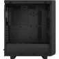 FRACTAL DESIGN - Boitier PC Meshify 2 Compact Noir Panneau Verre Trempe Teinte Claire